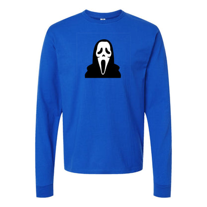 Youth Kids Scream Ghostface Long Sleeve T-Shirt