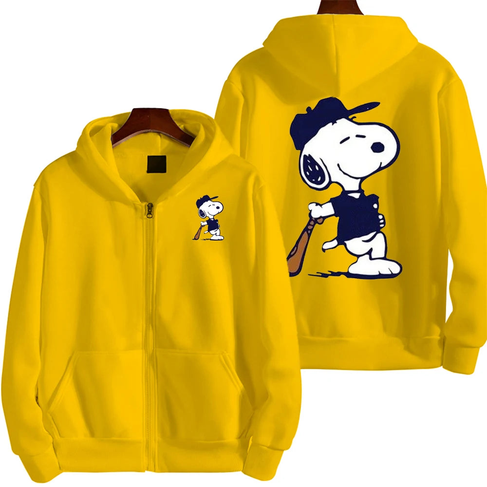 Snoopy Zip-Up Hoodie