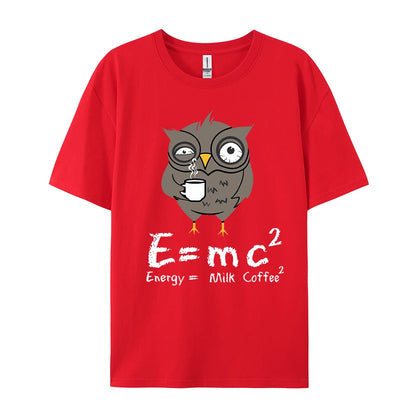 E=MC2 Energy Milk Coffee T-Shirt