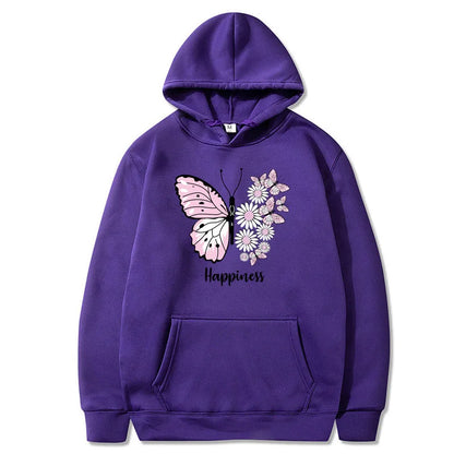 Butterfly Print Hoodie