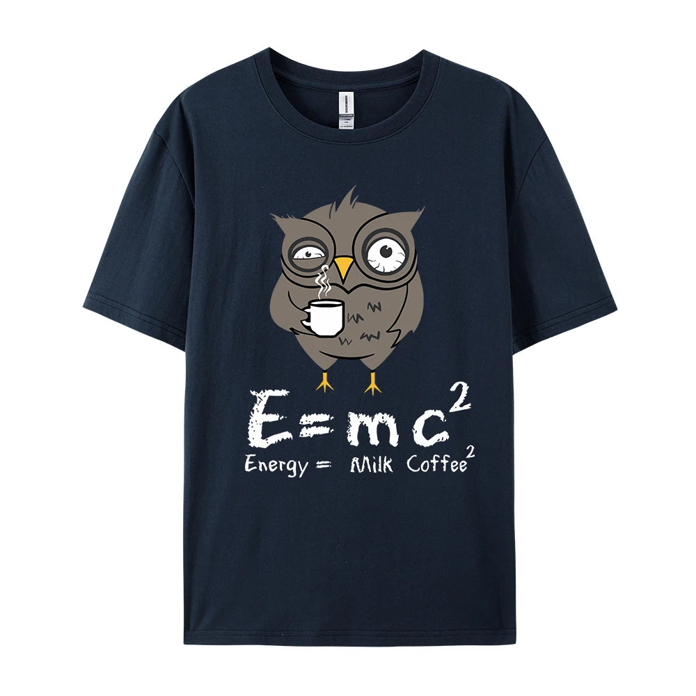E=MC2 Energy Milk Coffee T-Shirt