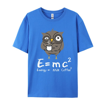 E=MC2 Energy Milk Coffee T-Shirt