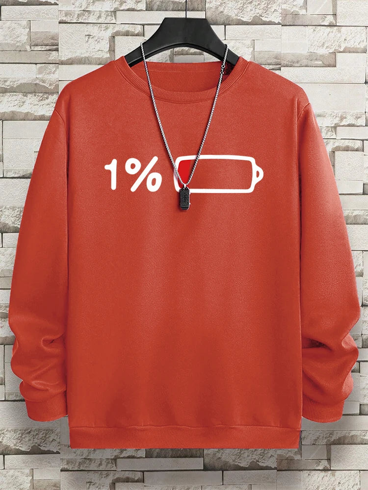 Urgent For Charging 1% Sweatshirt