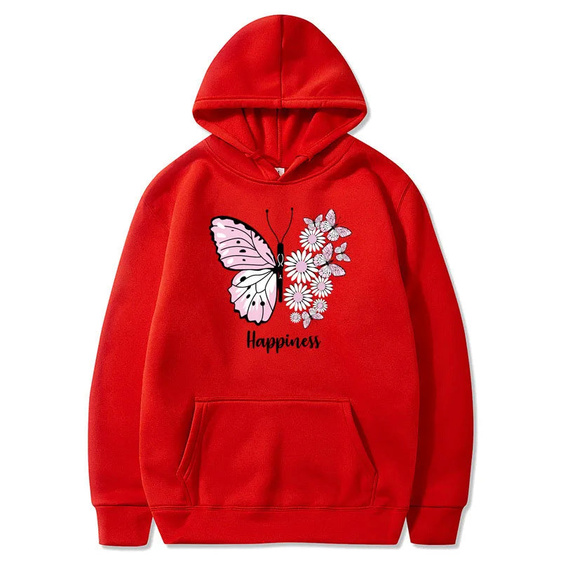 Butterfly Print Hoodie