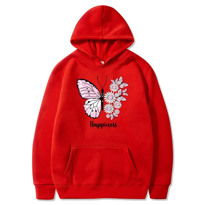 Butterfly Print Hoodie