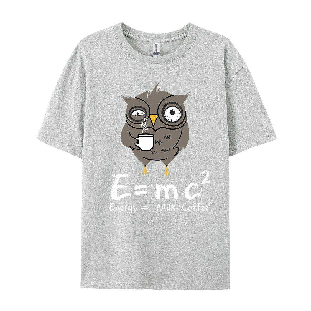 E=MC2 Energy Milk Coffee T-Shirt