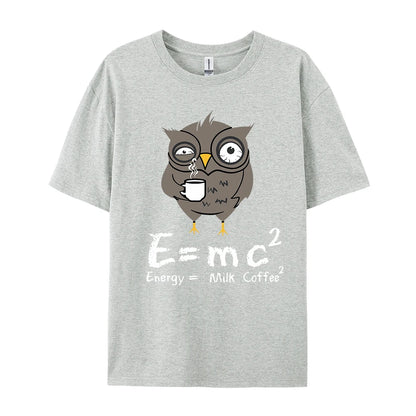 E=MC2 Energy Milk Coffee T-Shirt