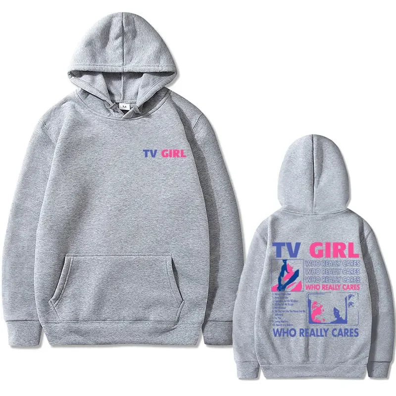 TV Girl Who Really Cares Album Hoodie