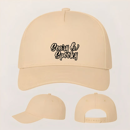 Scary & Spooky Five Panel Twill Snapback Cap