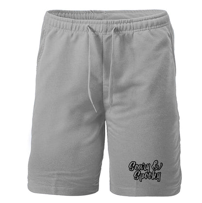 Men's Scary & Spooky Athletic Fleece Shorts