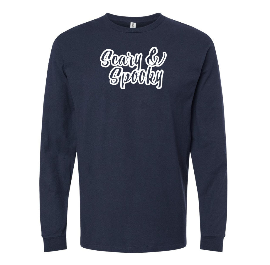 Men's Scary & Spooky Long Sleeve T-Shirt