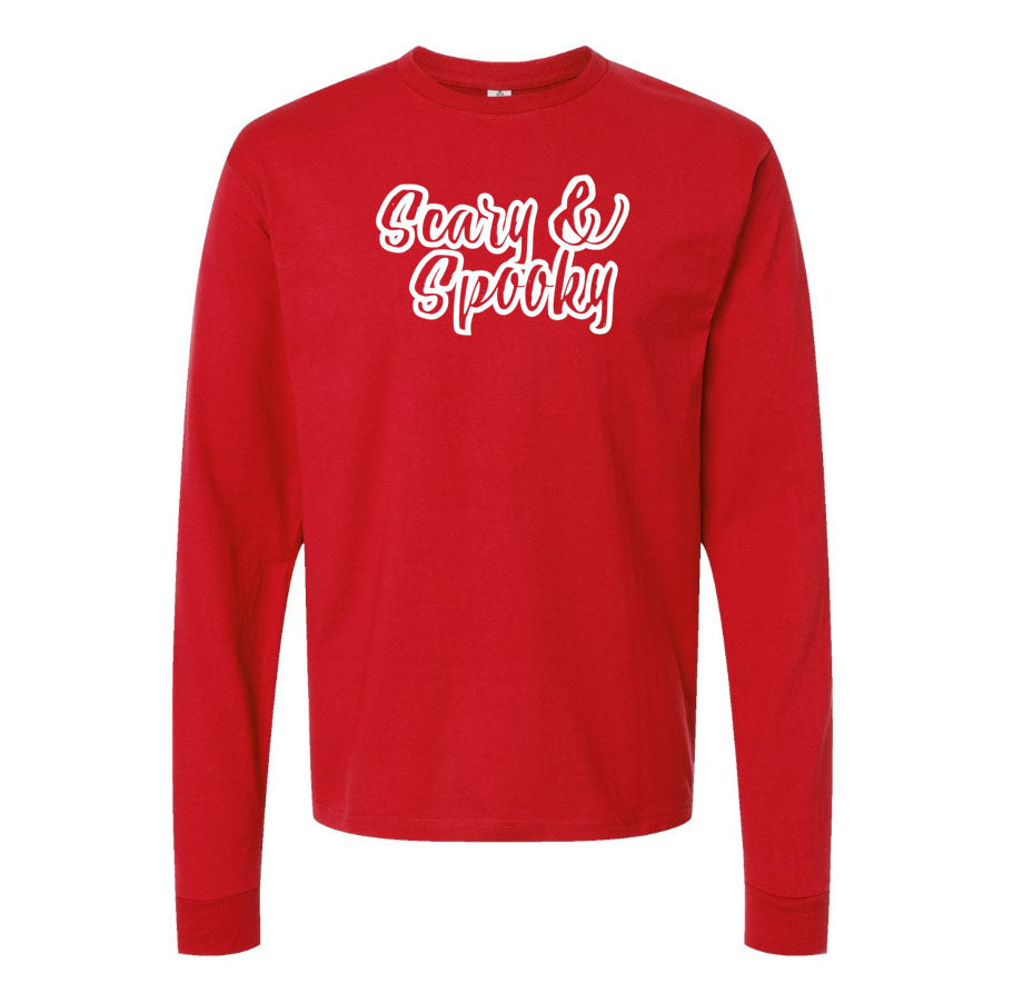 Men's Scary & Spooky Long Sleeve T-Shirt