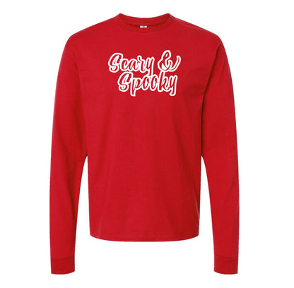 Men's Scary & Spooky Long Sleeve T-Shirt