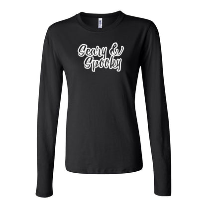 Women's Scary & Spooky Long Sleeve T-Shirt