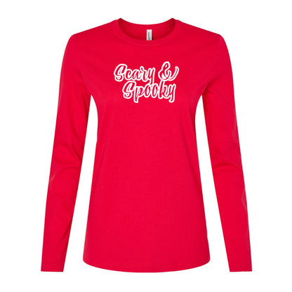 Women's Scary & Spooky Long Sleeve T-Shirt