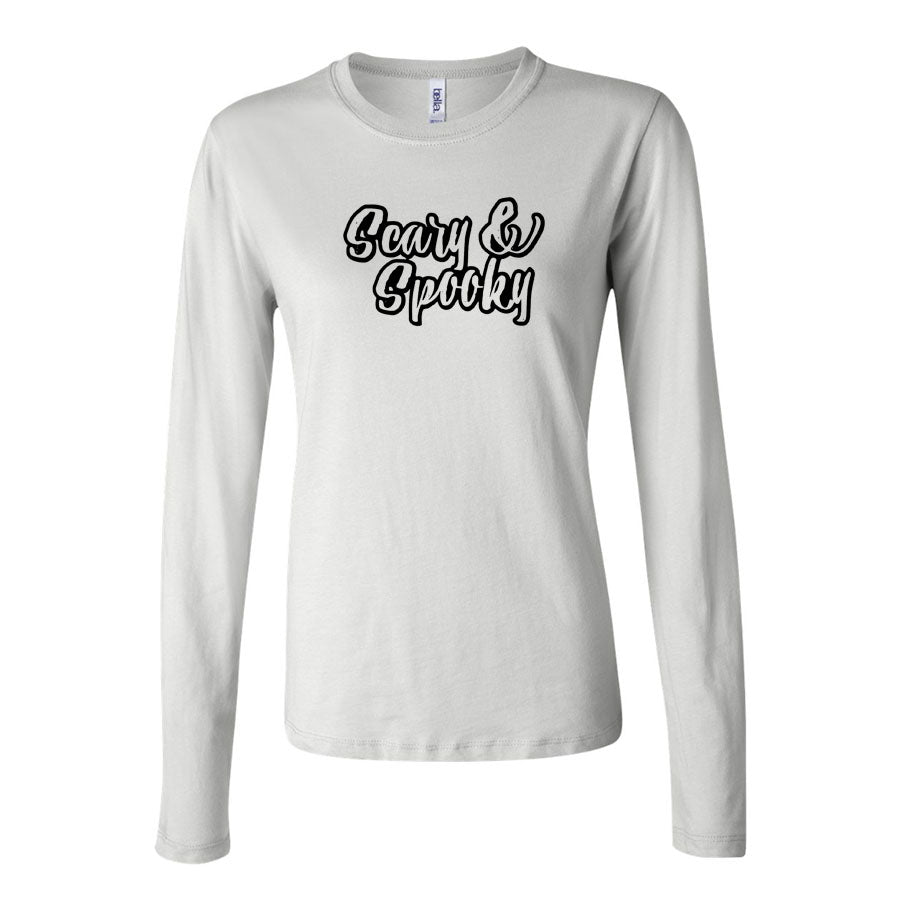 Women's Scary & Spooky Long Sleeve T-Shirt