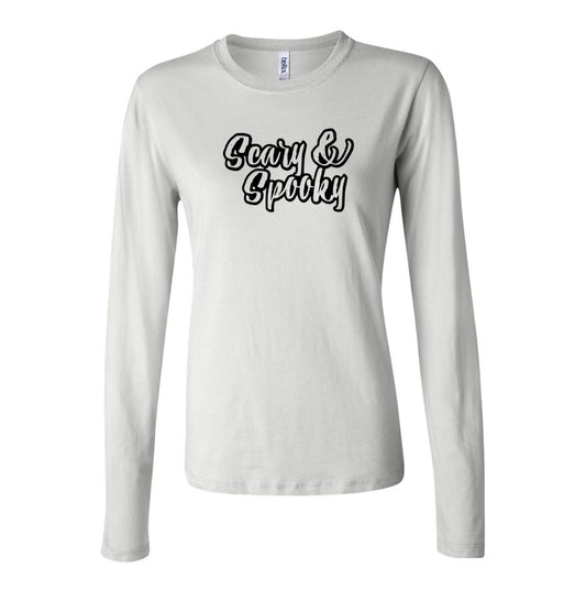 Women's Scary & Spooky Long Sleeve T-Shirt