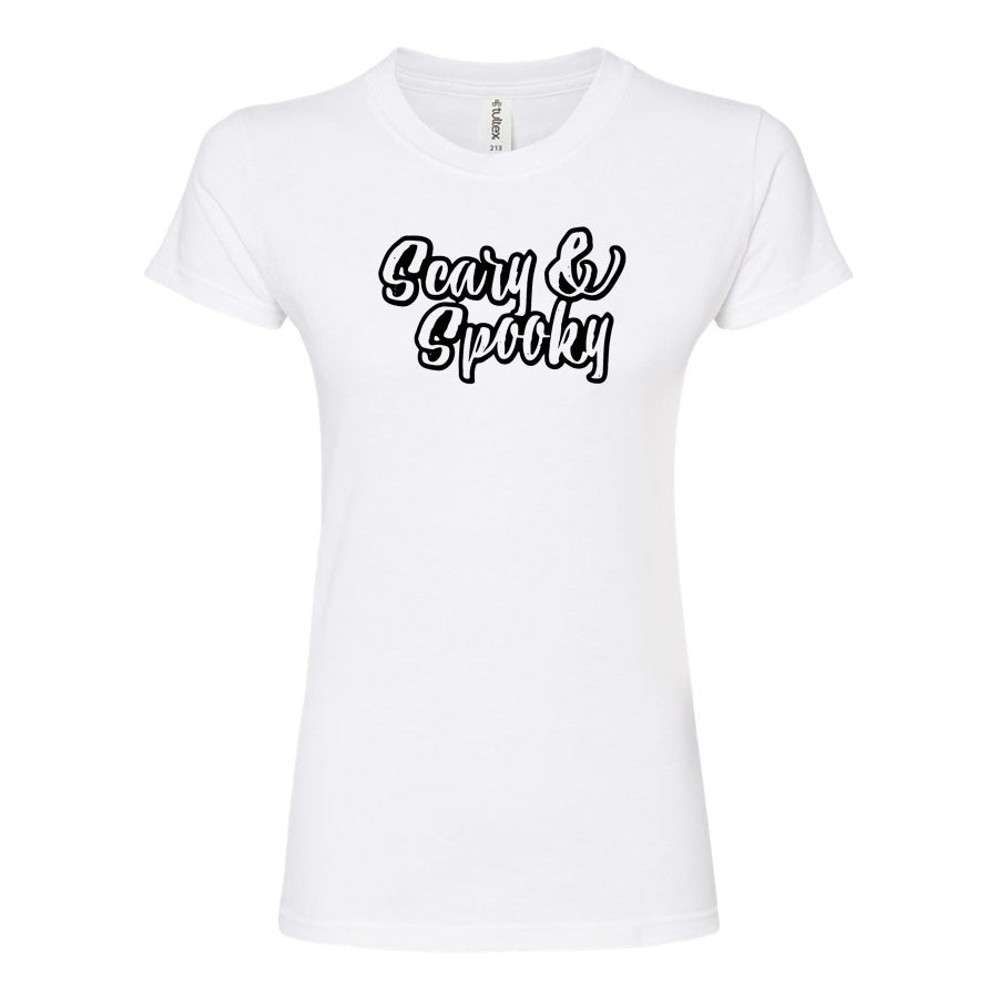 Women's Scary & Spooky Round Neck T-Shirt