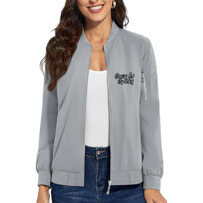 Women's Scary & Spooky Premium Bomber Jacket Outerwear