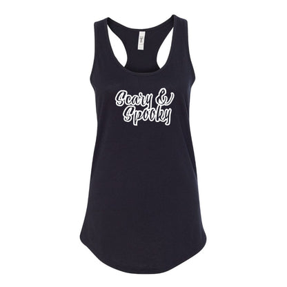 Women's Scary & Spooky Racerback Tank Top