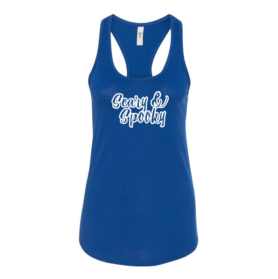 Women's Scary & Spooky Racerback Tank Top