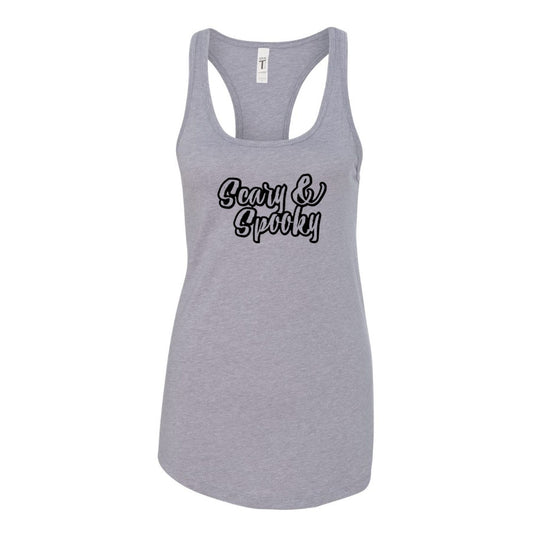 Women's Scary & Spooky Racerback Tank Top
