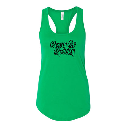 Women's Scary & Spooky Racerback Tank Top