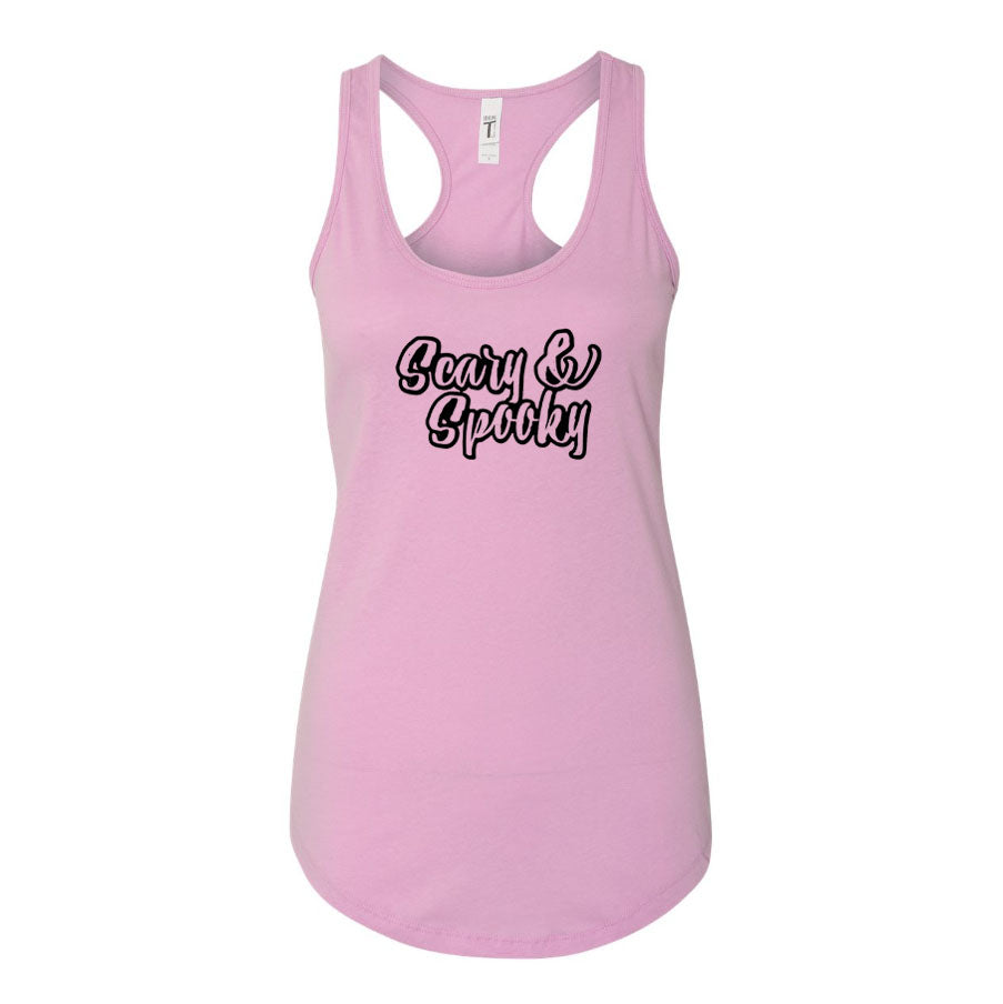 Women's Scary & Spooky Racerback Tank Top