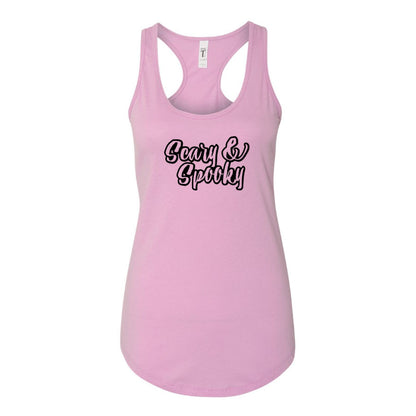 Women's Scary & Spooky Racerback Tank Top