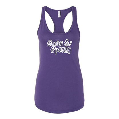 Women's Scary & Spooky Racerback Tank Top