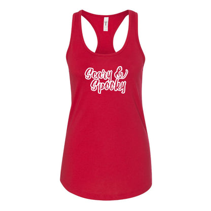 Women's Scary & Spooky Racerback Tank Top