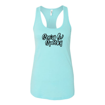 Women's Scary & Spooky Racerback Tank Top