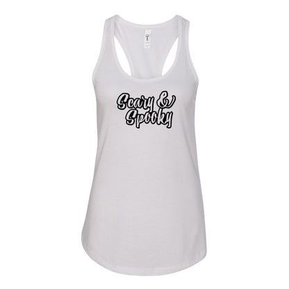 Women's Scary & Spooky Racerback Tank Top