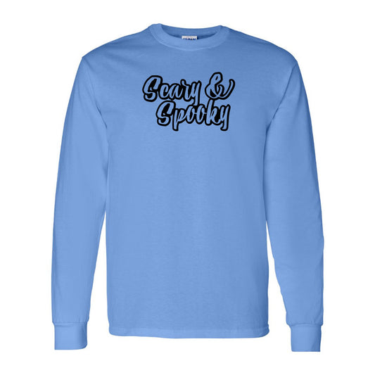 Youth Kids Scary & Spooky Long Sleeve T-Shirt