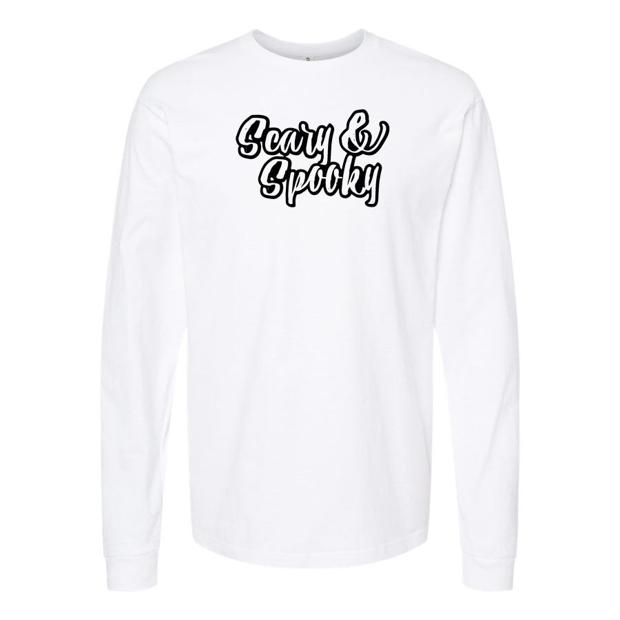 Youth Kids Scary & Spooky Long Sleeve T-Shirt