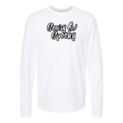 Youth Kids Scary & Spooky Long Sleeve T-Shirt