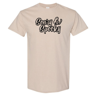 Youth Kids Scary & Spooky Cotton T-Shirt