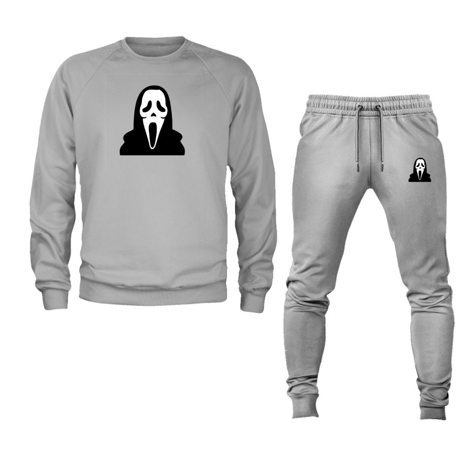 Men's Scream Ghostface Crewneck Sweatshirt Joggers Suit