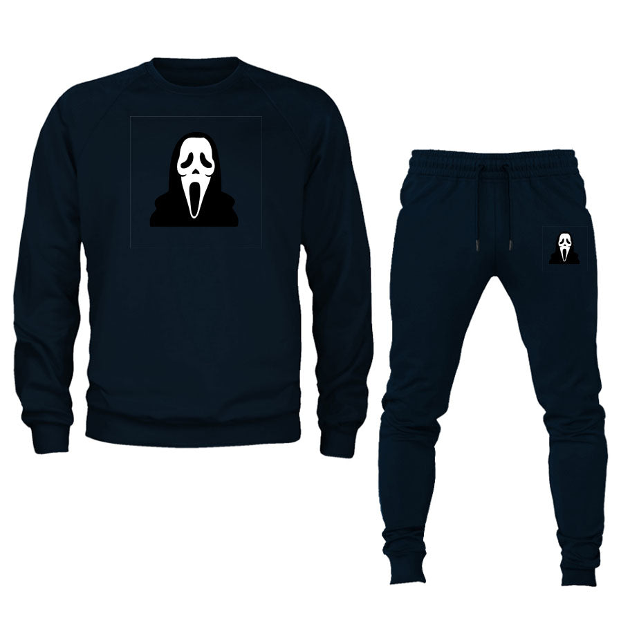 Men's Scream Ghostface Crewneck Sweatshirt Joggers Suit