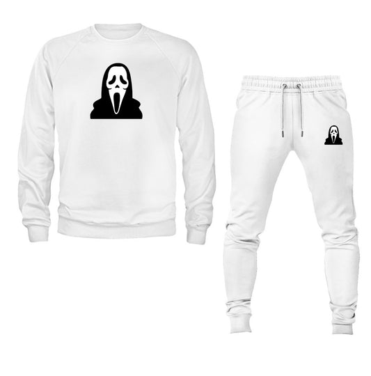 Men's Scream Ghostface Crewneck Sweatshirt Joggers Suit