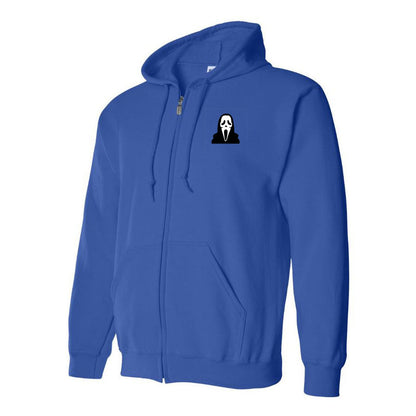 Men's Scream Ghostface Zipper Hoodie