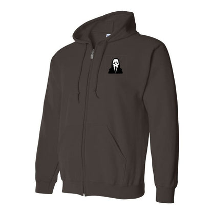 Men's Scream Ghostface Zipper Hoodie