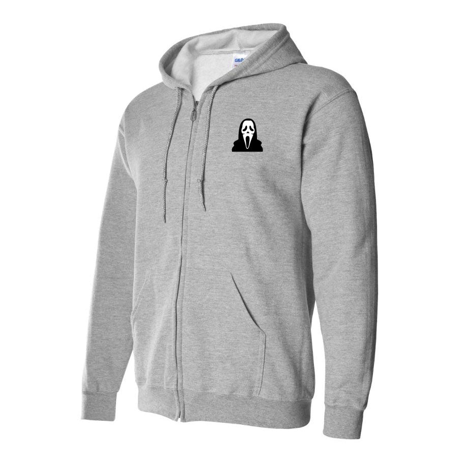 Men's Scream Ghostface Zipper Hoodie