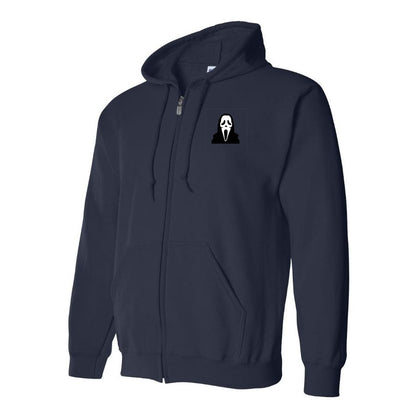 Men's Scream Ghostface Zipper Hoodie
