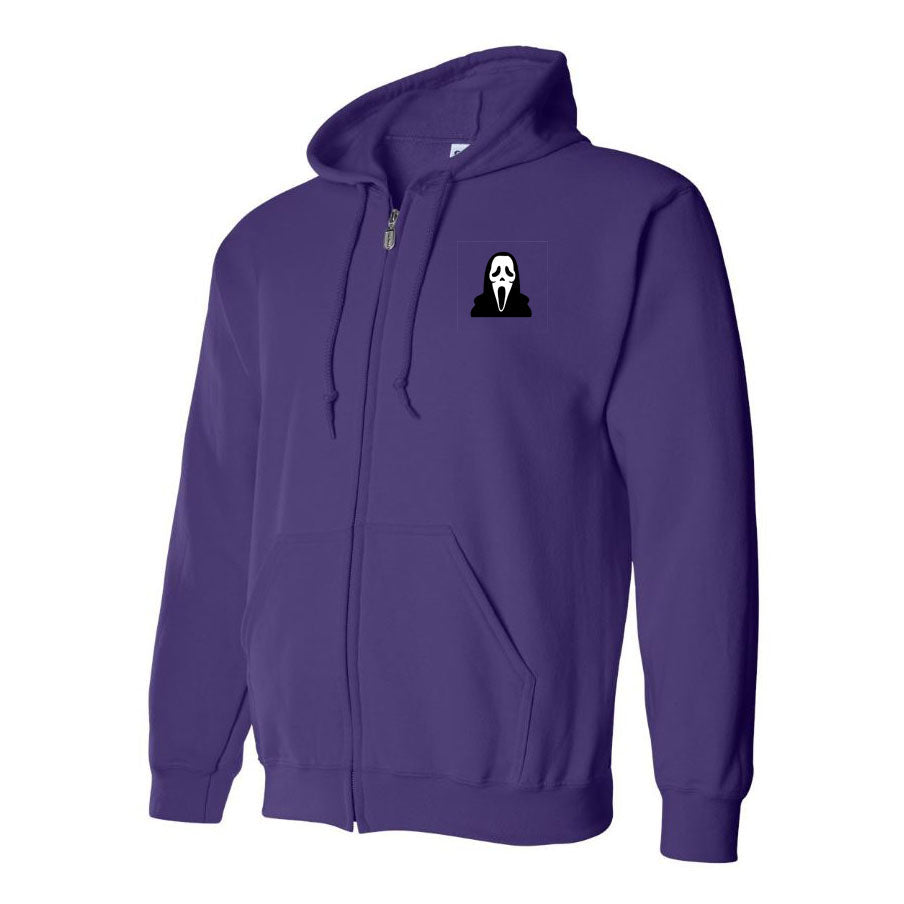 Men's Scream Ghostface Zipper Hoodie
