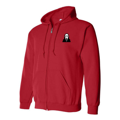 Men's Scream Ghostface Zipper Hoodie