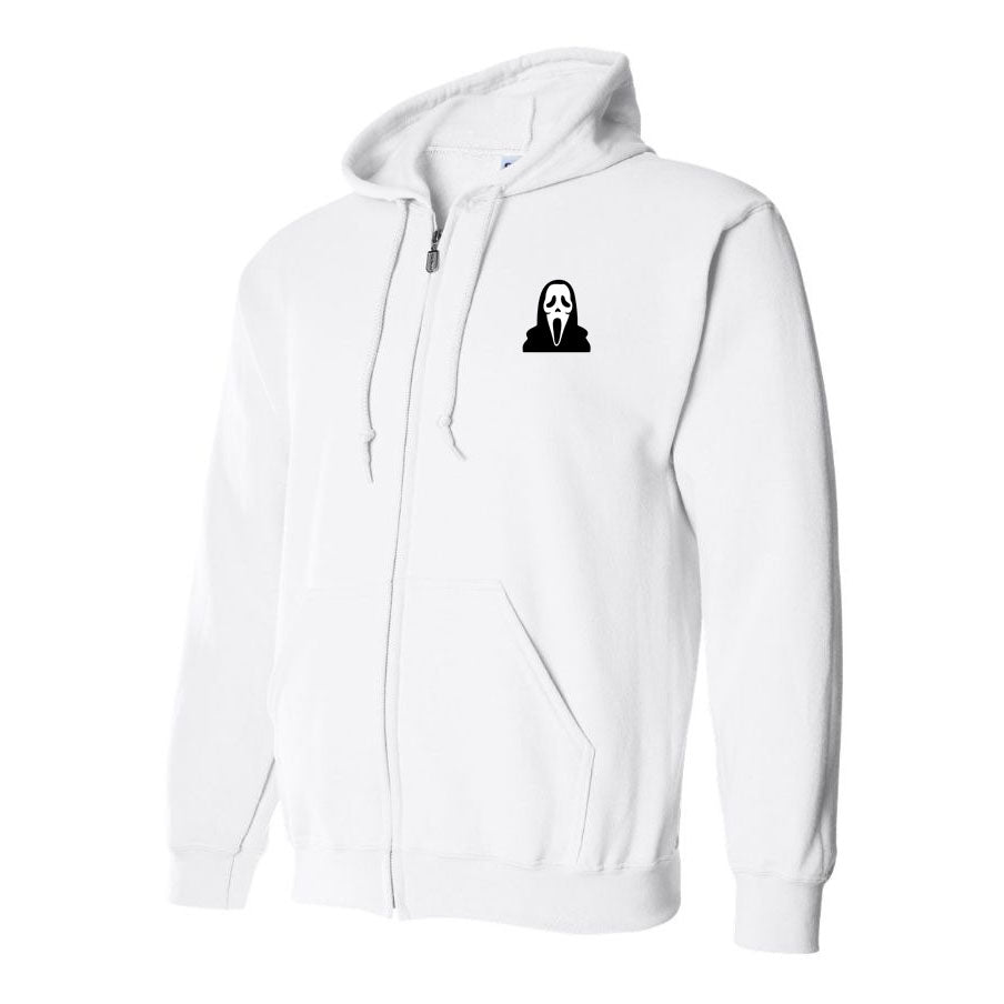 Men's Scream Ghostface Zipper Hoodie