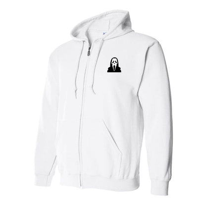 Men's Scream Ghostface Zipper Hoodie