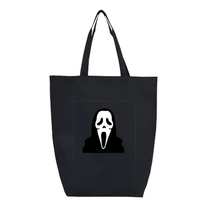 Scream Ghostface Q-Tees - Non-Woven Gusset Bottom Tote - Q1251