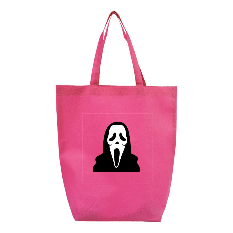 Scream Ghostface Q-Tees - Non-Woven Gusset Bottom Tote - Q1251